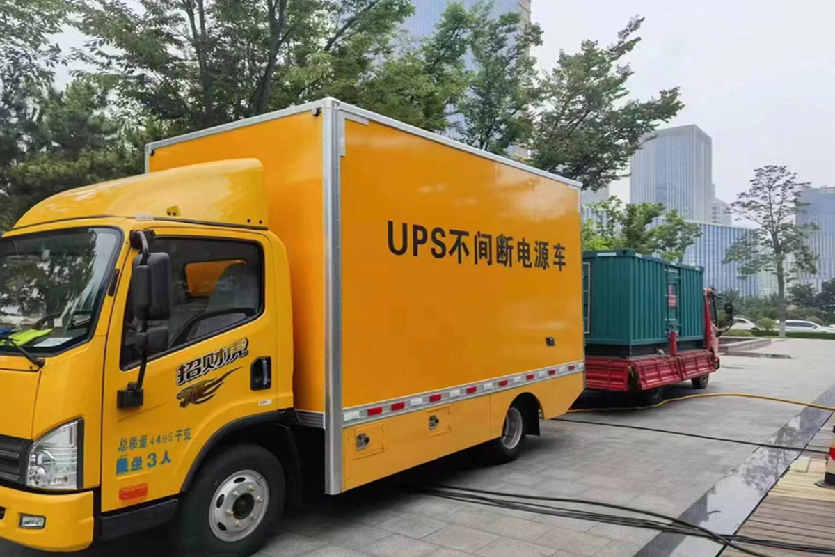 南和发电机租赁施工现场